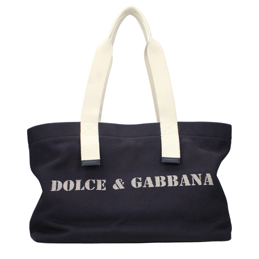Dolce & Gabbana Blue Fabric Shoulder Bag