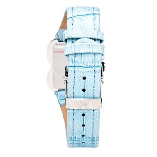 Laura Biagiotti Blue Leather Bracelet Watch