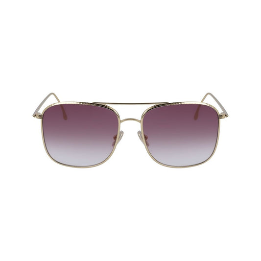 Victoria Beckham Gold Metal Sunglasses