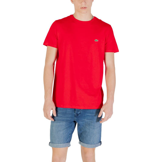Lacoste Red Cotton Clothing