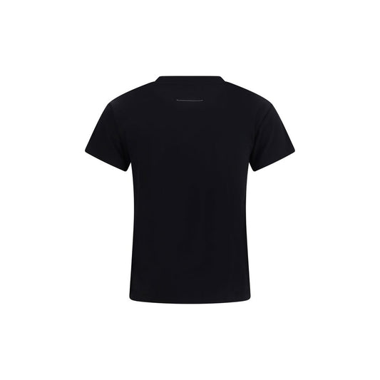 MM6 Black Cotton T-Shirt