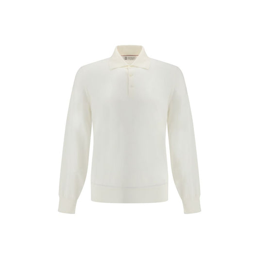 Brunello Cucinelli Cream Cotton Shirt