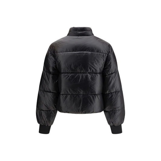 Ganni Black Nylon Coat