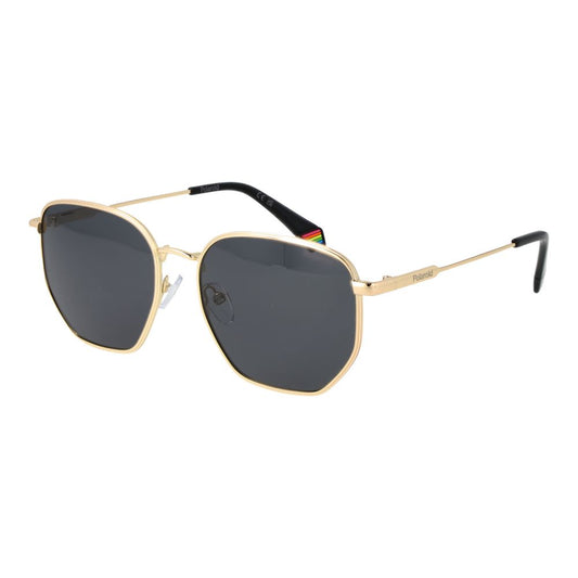 Polaroid Gold Metal Sunglasses