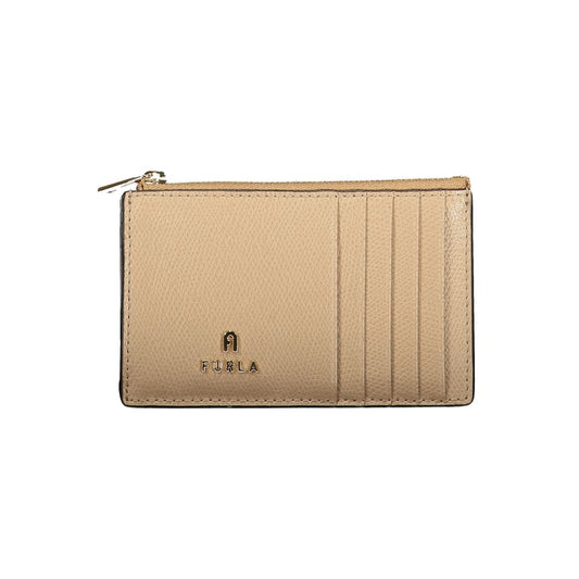 Furla Beige Leather Wallet