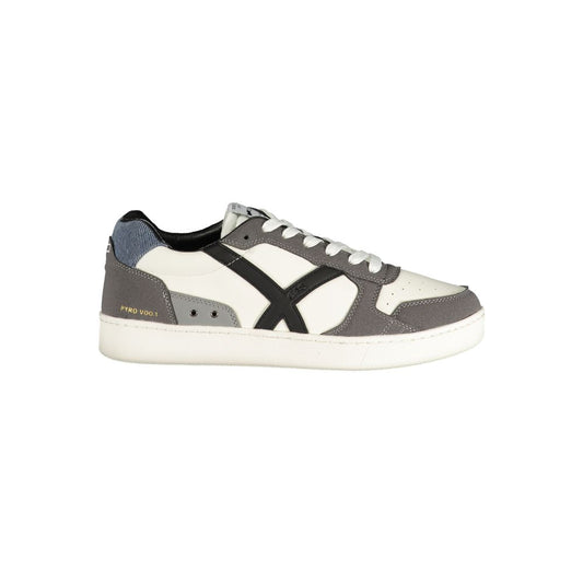 Gas White Polyester Sneaker