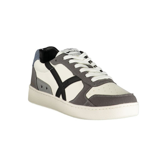 Gas White Polyester Sneaker