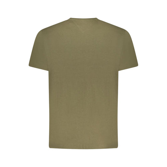 Tommy Hilfiger Verde Cotton Men T-Shirt