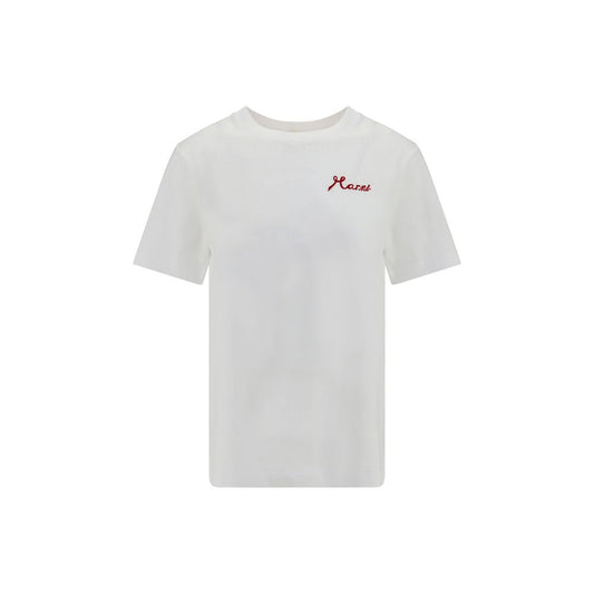 Marni White Cotton T-Shirt
