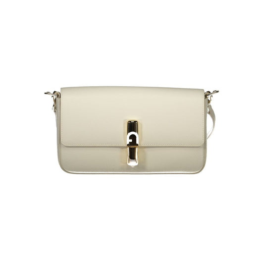 Furla White Leather Handbag
