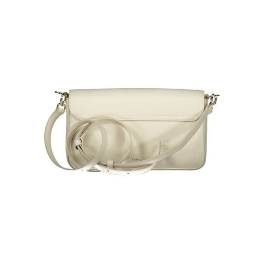 Furla White Leather Handbag