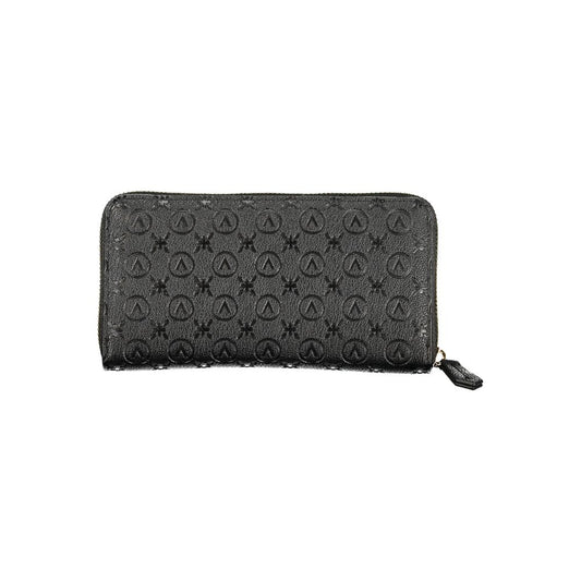 Mario Valentino Black Polyethylene Wallet