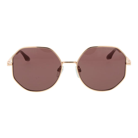 Trussardi Rose Gold Metal Sunglasses