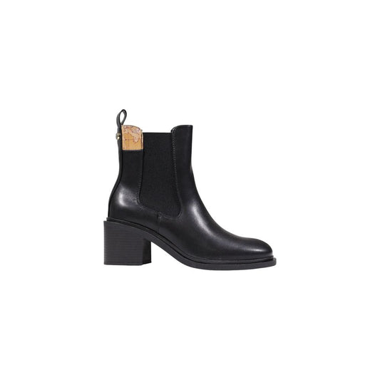 Alviero Martini Prima Classe Black Polyethylene Ankle Boots