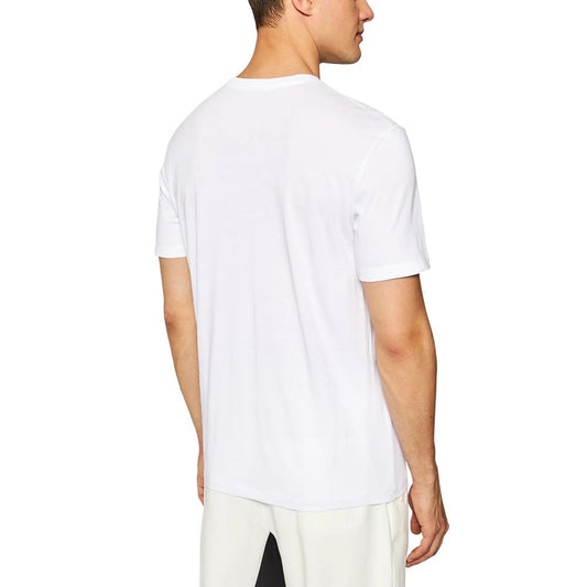 Armani Exchange White Cotton T-Shirt