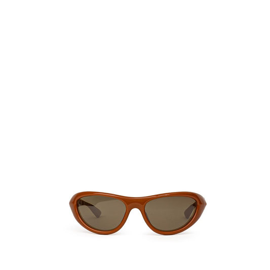 Bottega Veneta Brown Acetate Sunglass