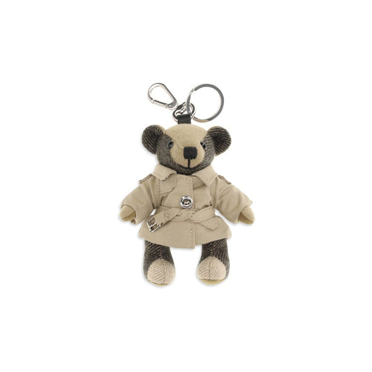 Burberry Beige Cashmere Keychain