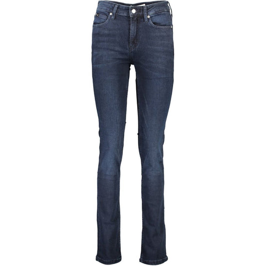 Calvin Klein Blue Cotton Jeans & Pant