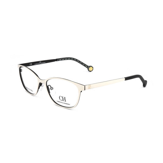 Carolina Herrera Black Stainless Steel Glasses Frames