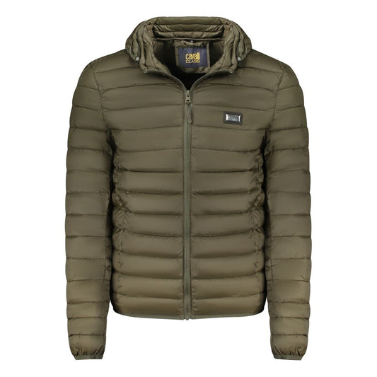 Cavalli Class Green Polyester Men Jacket