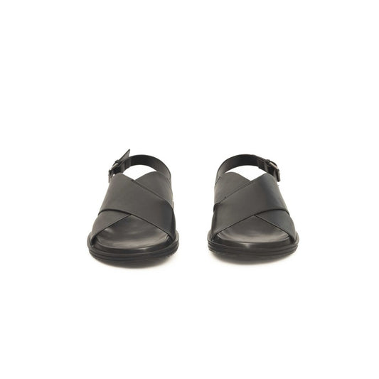 Cerruti 1881 Black Cowhide Sandal