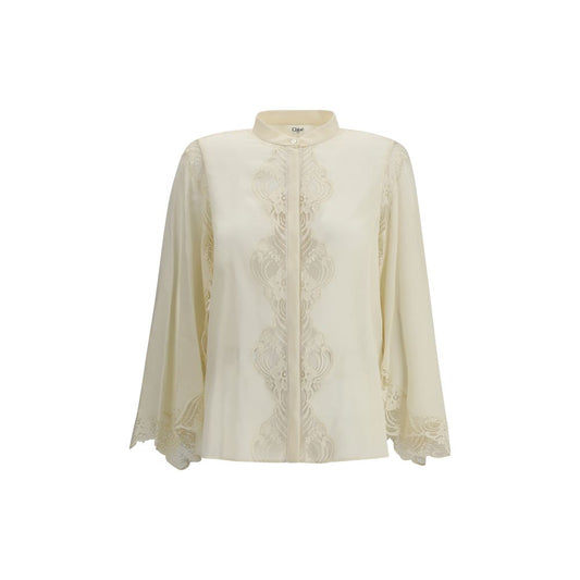Chloé Beige Silk Blouse