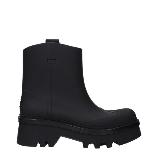 Chloé Black Cotton Ankle
