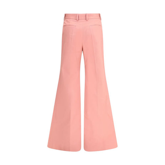 Chloé Multicolor Cotton Flared Pants