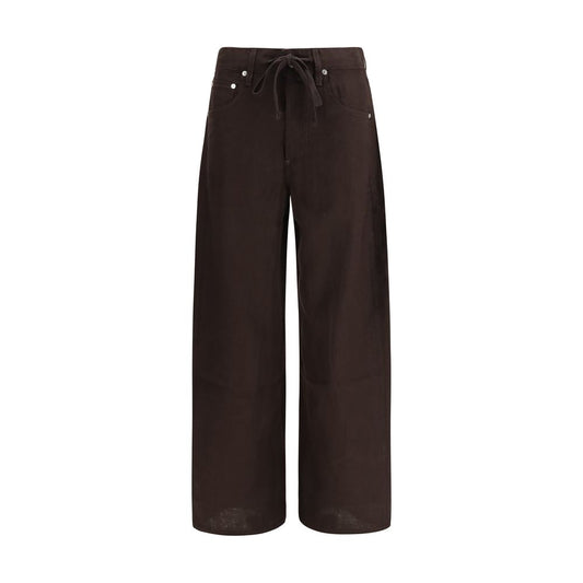 Citizens of Humanity Brown Linen Casual Pants