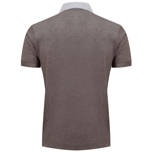 Corneliani Bicolor Cotton Shortsleeve