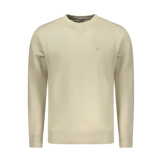 Coveri Moving Beige Cotton Men Sweatshirt