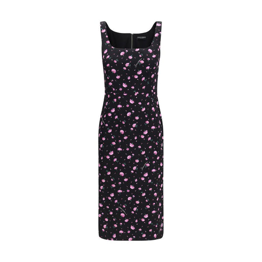 Dolce & Gabbana Multicolor Silk Casual Dress