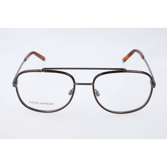Dsquared² Brown Metal Glasses Frames