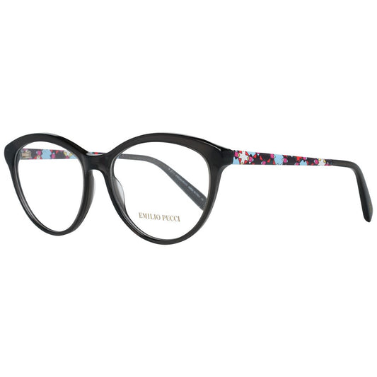 Emilio Pucci Black Metal Glasses Frames