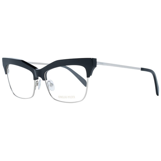 Emilio Pucci Black Metal & Plastic Glasses Frames
