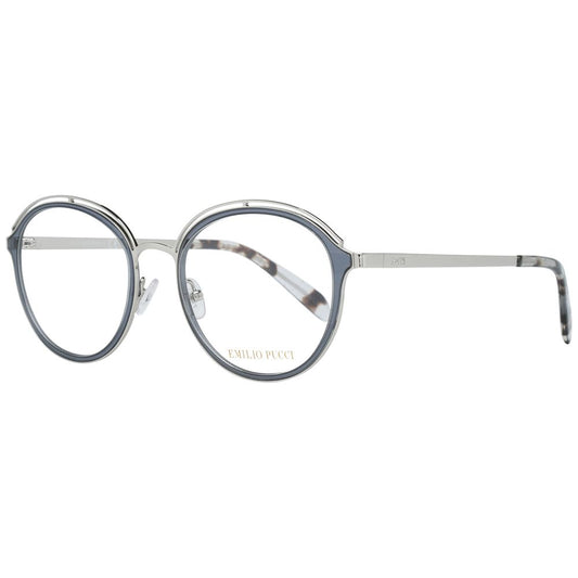 Emilio Pucci Gray Metal Glasses Frames