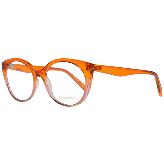 Emilio Pucci Orange Plastic Glasses Frames