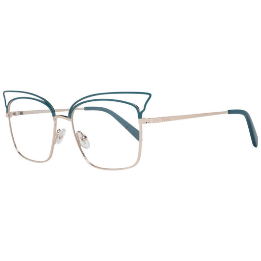 Emilio Pucci Turquoise Metal Glasses Frames