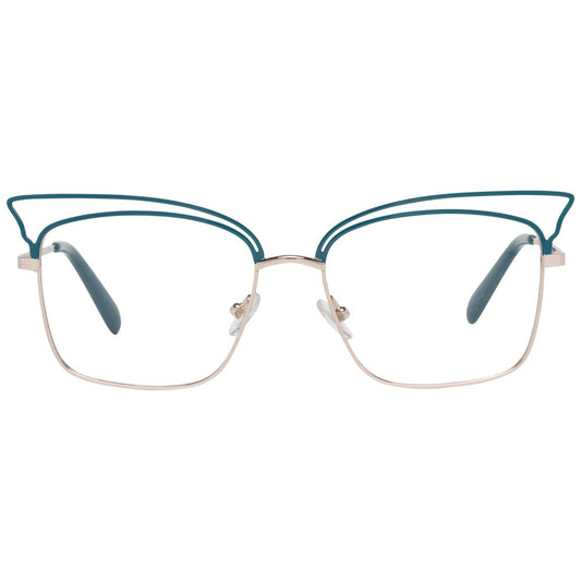Emilio Pucci Turquoise Metal Glasses Frames
