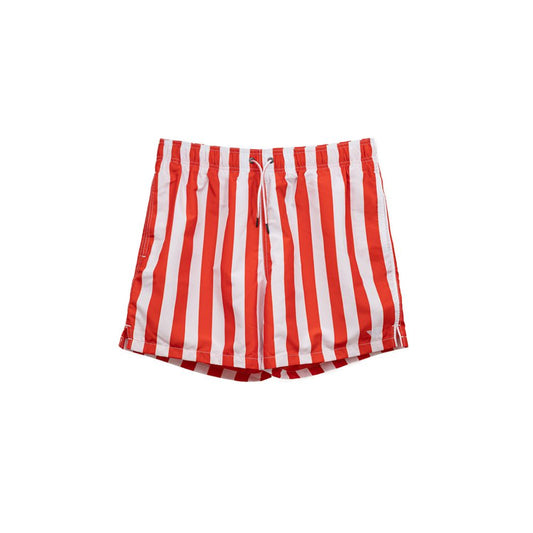 Emporio Armani Red Polyester Swimwear