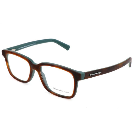 Ermenegildo Zegna Brown Acetate Glasses Frames