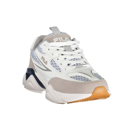 Fila White Polyester Athletic Sneakers