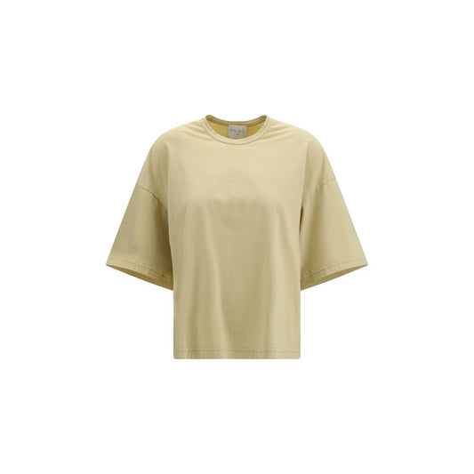 Forte_Forte Beige Cotton T-Shirt