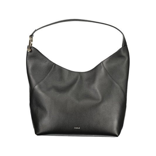 Furla Black Leather Handbag