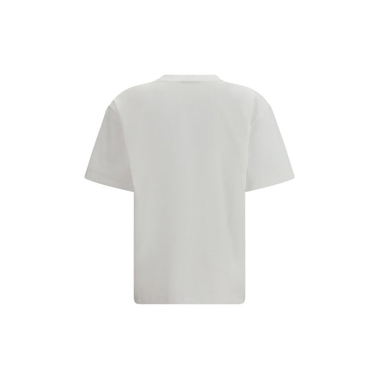 Ganni White Cotton T-Shirt
