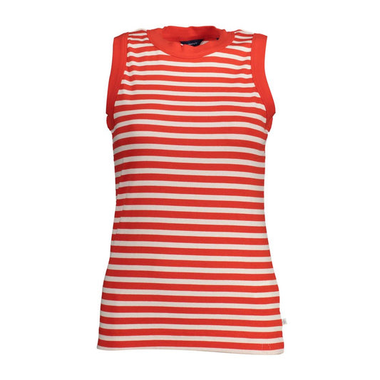 Gant Red Cotton Tank Top
