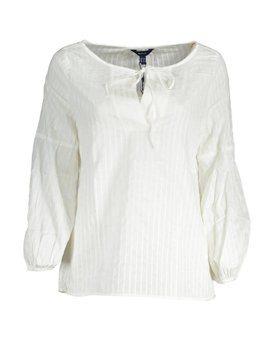 Gant White Cotton Blouse