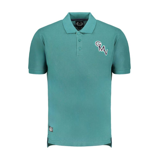 Gianmarco Venturi Green Cotton Polo Shirt