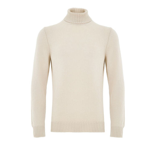 Gran Sasso Beige Wool Turtleneck
