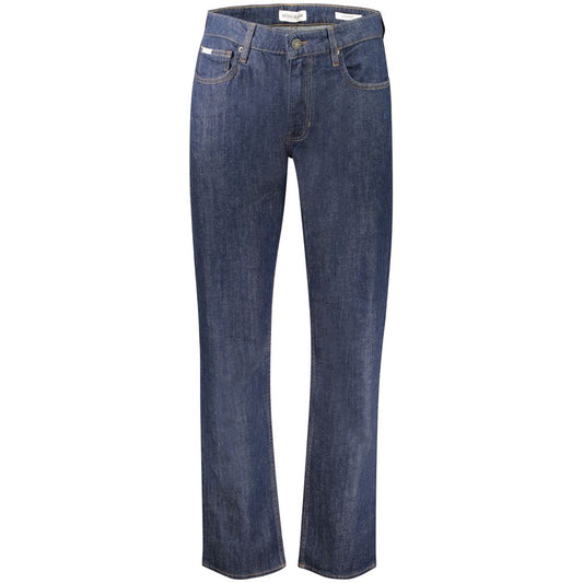 Guess Jeans Blu Cotton Mens Jeans